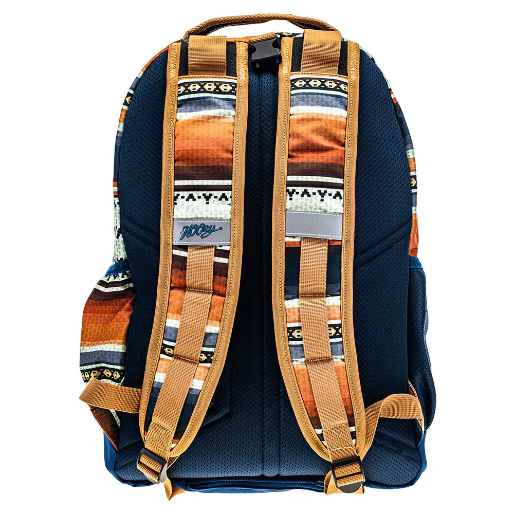 BP074NVTN Ox Hooey Backpack Navy/Tan Serape