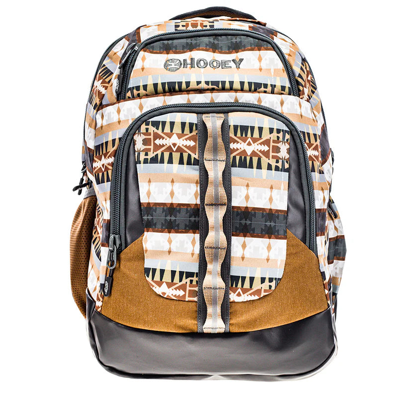 BP074TNCH Ox Hooey Backpack Tan/Charcoal Aztec