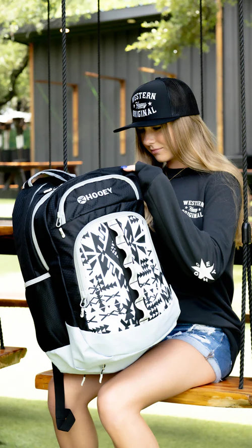 BP074BKGY Ox Hooey Backpack Blk/Grey