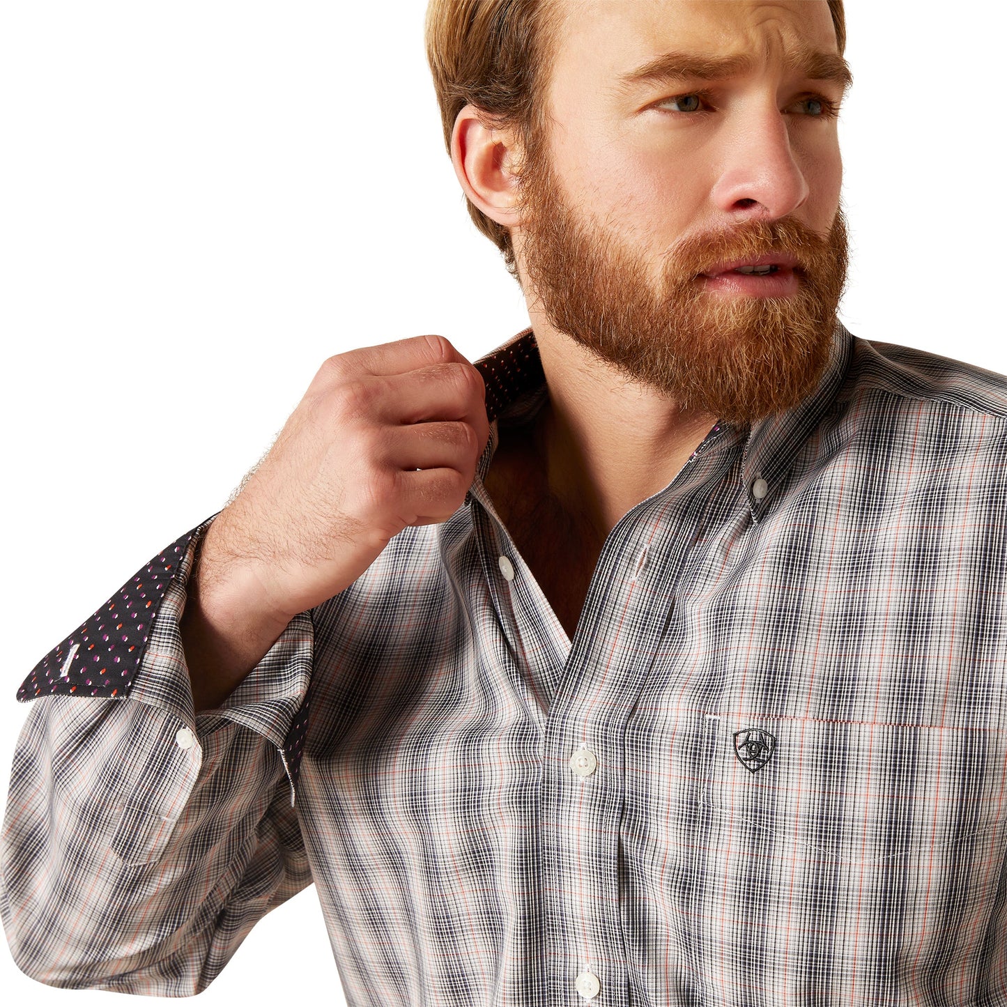 10046591 MNS Wrinkle Free Vahn Classic Fit Shirt