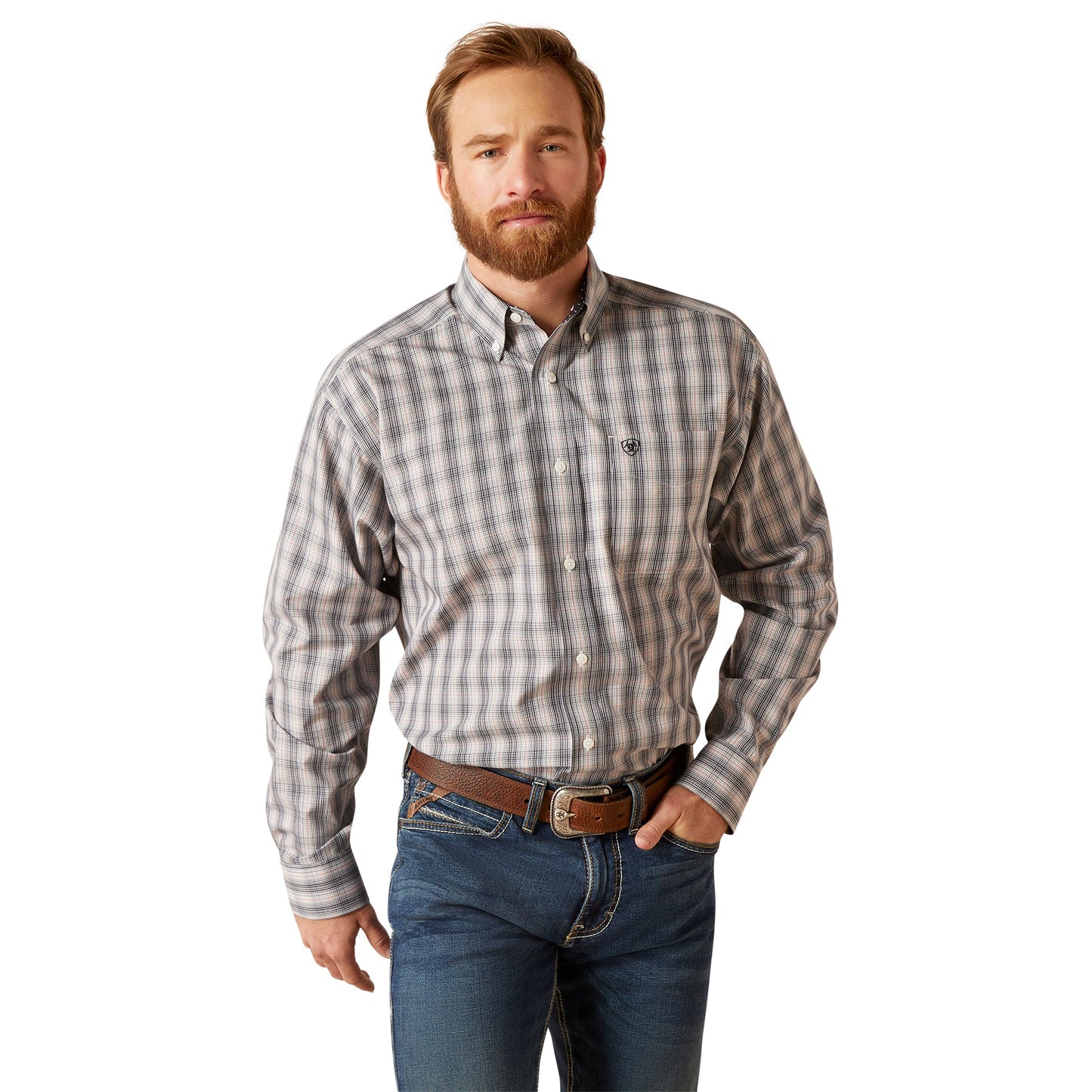 10046591 MNS Wrinkle Free Vahn Classic Fit Shirt