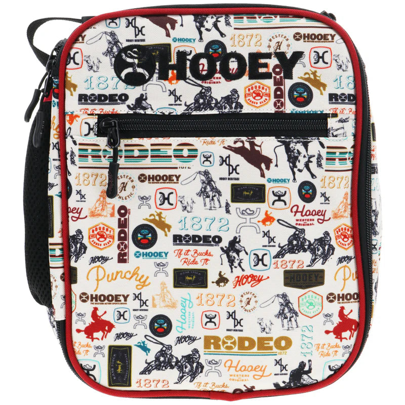 HLB004-RDCR Hooey Lunch Box Red/Cream Rodeo