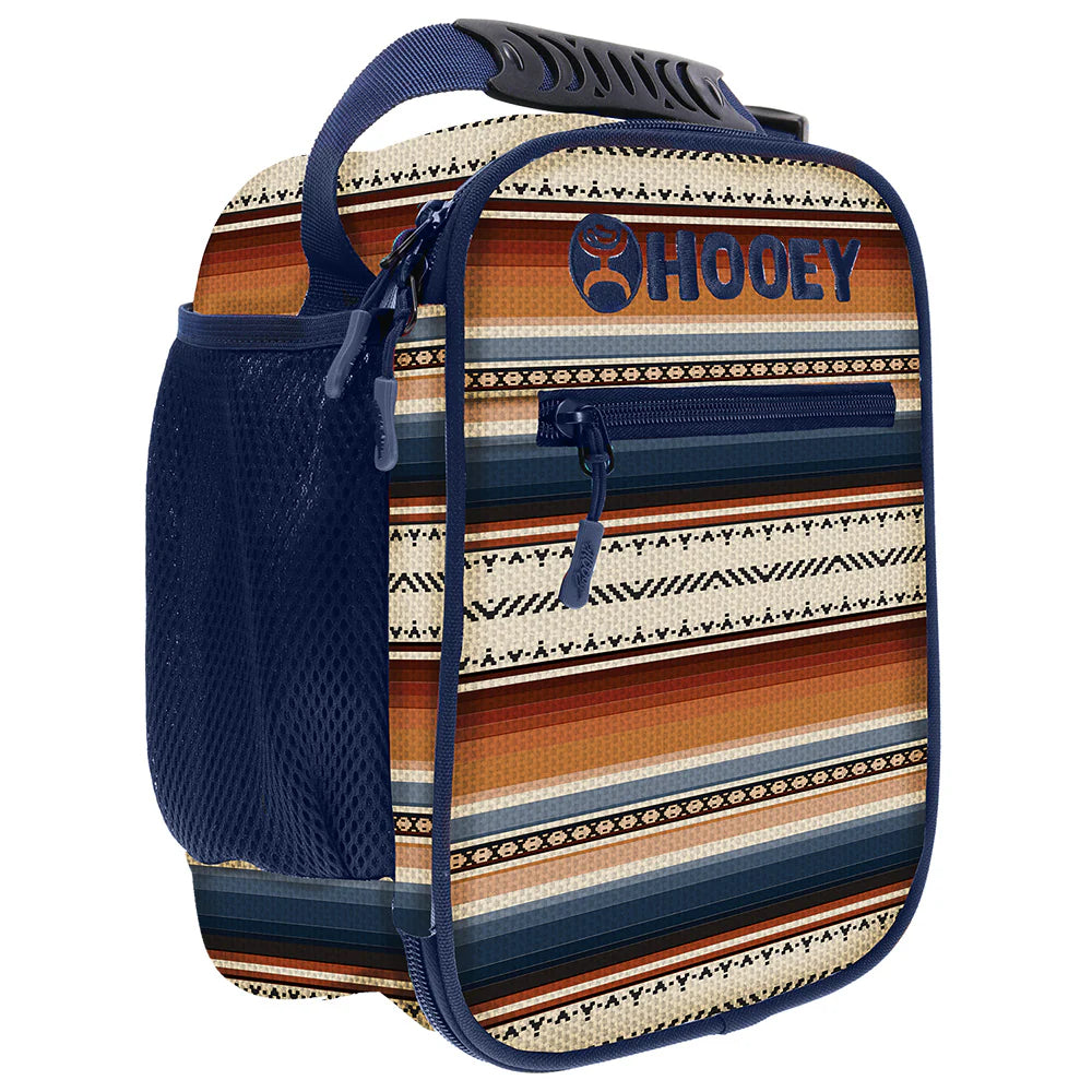 HLB006NVSP Hooey Lunch Box Navy/Serape