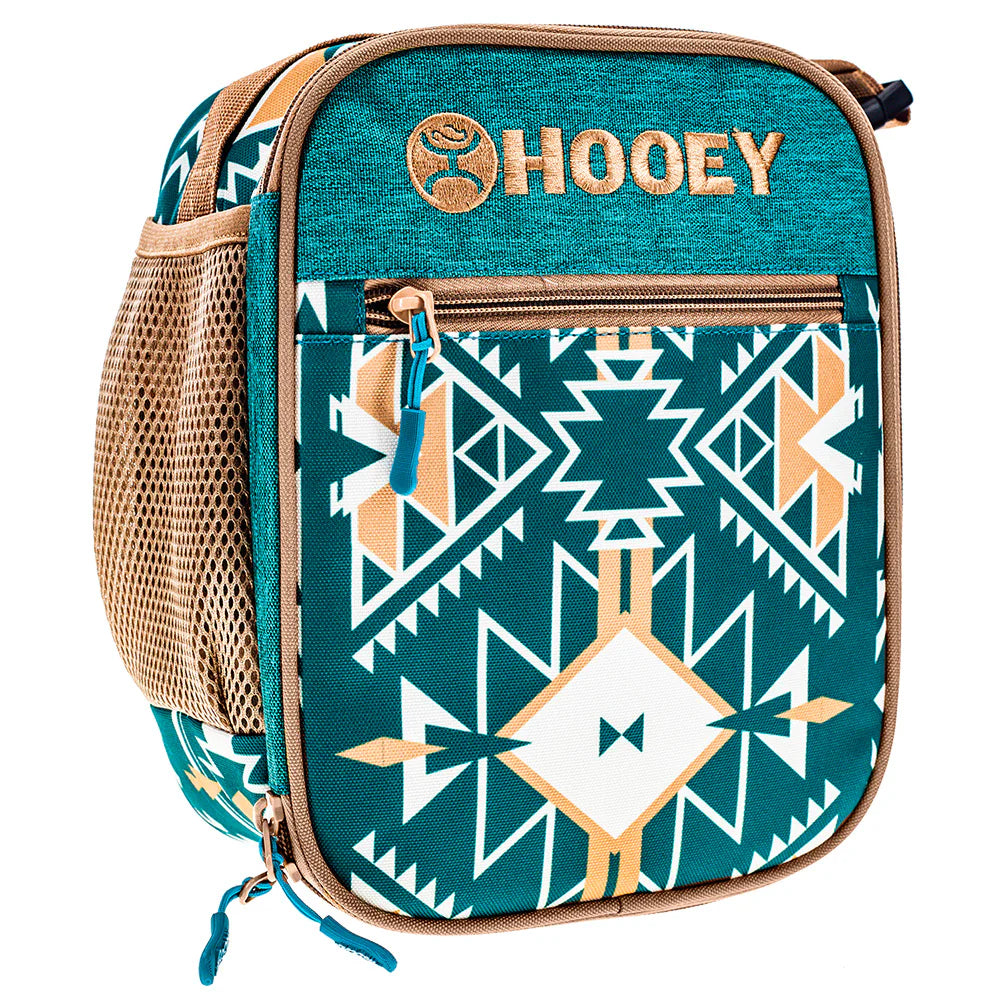 HLB006TLTN Hooey Lunch Box Aztec/Teal/Tan