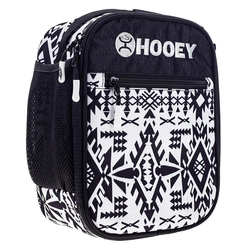 HLB006WHBK Hooey Lunch Box Aztec/WH/BLK