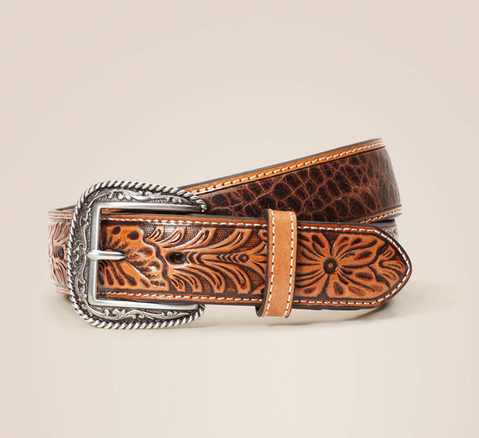 Men's Croc Floral Belt Ariat A1022008