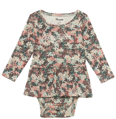 112353058 - Wrangler® Baby Girl Bodysuit with Skirt