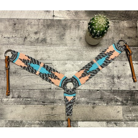 71541 Coral Mohair Breast Collar