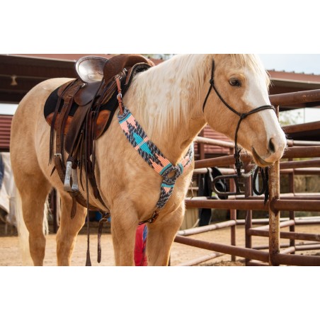 71541 Coral Mohair Breast Collar