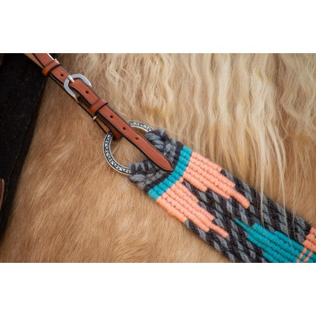 71541 Coral Mohair Breast Collar