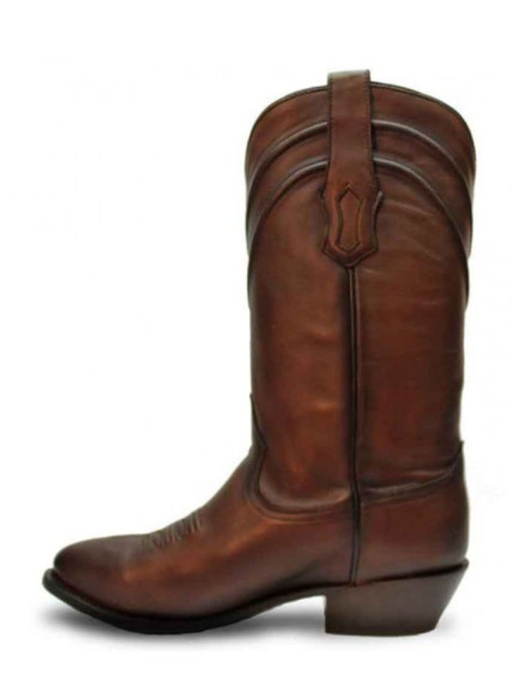Honey Embroidered R Toe Western Boot By Corral - OLD FORT WESTERN