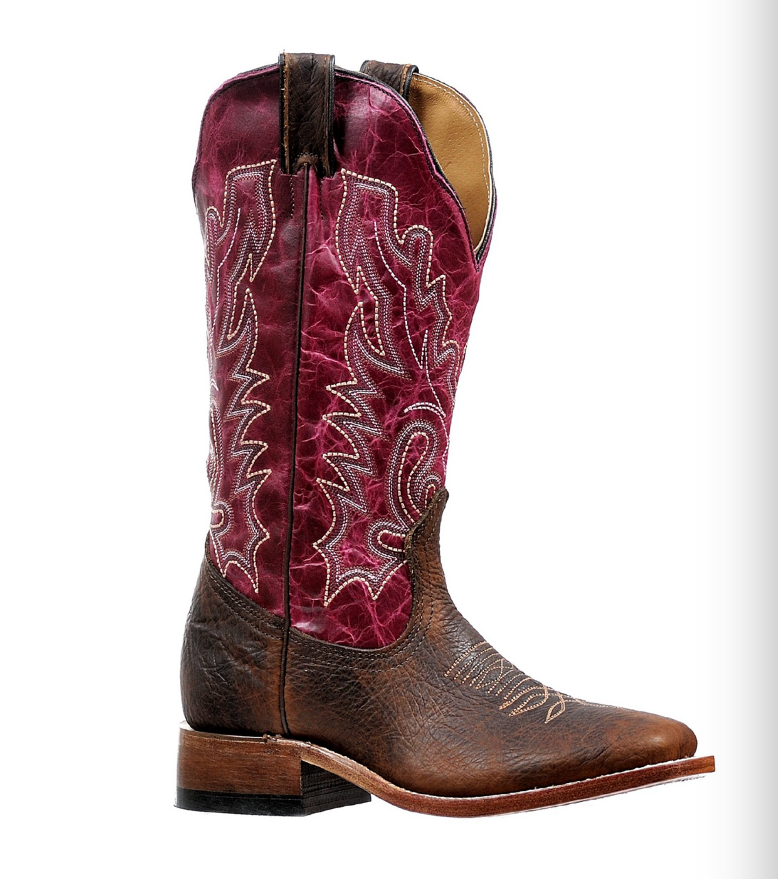 Boulet Women's Square Toe Boot - OLD FORT WESTERN