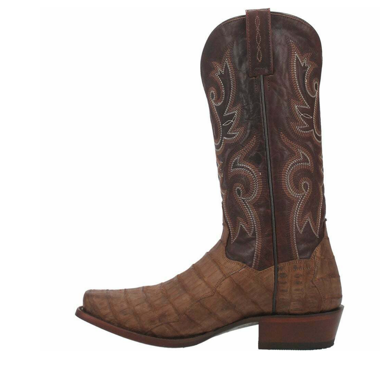 DAN POST Mantle Square Toe Mens Boots Mid Calf - Brown - OLD FORT WESTERN