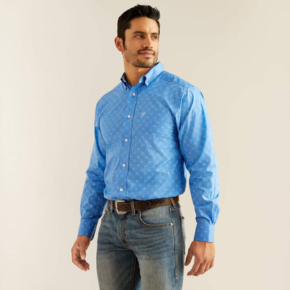 10048364 Ariat Wrinkle Free Russel Fitted Shirt