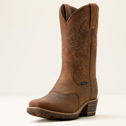 10053577 Ariat Hybrid Roughstock Square Toe Waterproof Cowboy Boot