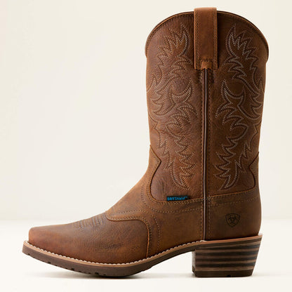 10053577 Ariat Hybrid Roughstock Square Toe Waterproof Cowboy Boot