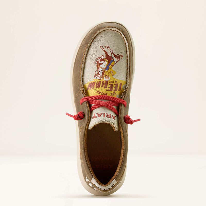 10063872 WMS Hilo Sendero Shoe Yeehaw Print