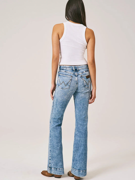 Women's Wrangler Retro Mae Slim Fit Wide Leg Jeans