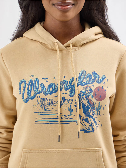 11235400 WOMEN'S WRANGLER WESTERN GRAPHIC HOODIE