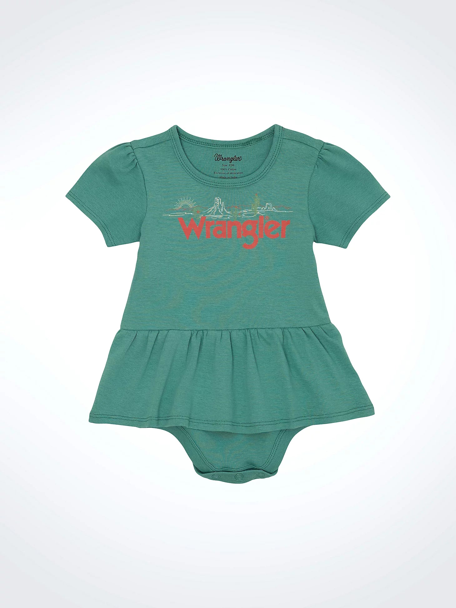 112359429 Baby Girl Turq. Onesie by Wrangler