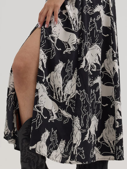 112364414 WMS Wrangler Maxi B/W Horse