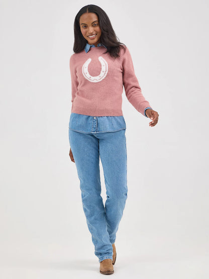 112367342 WMS Wrangler Retro® Horseshoe Sweater