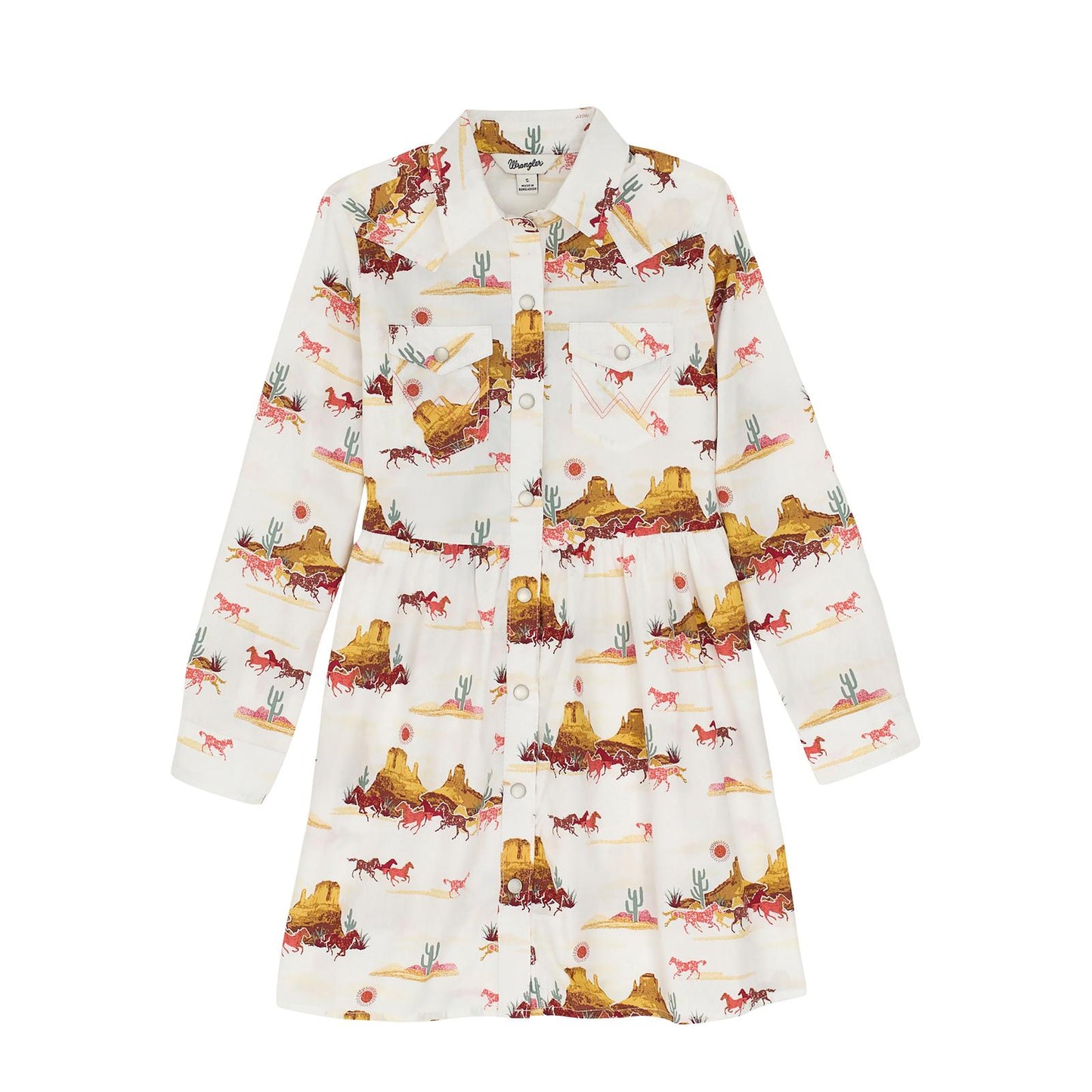 112367397 Girls Cowgirl Dress by Wrangler