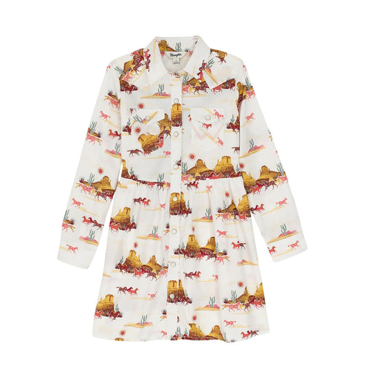 112367397 Girls Cowgirl Dress by Wrangler