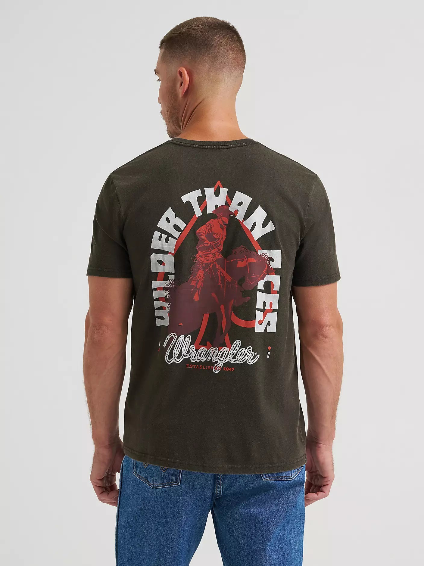 112372855 MNS Wilder Than Aces Back Graphic Tee Blk