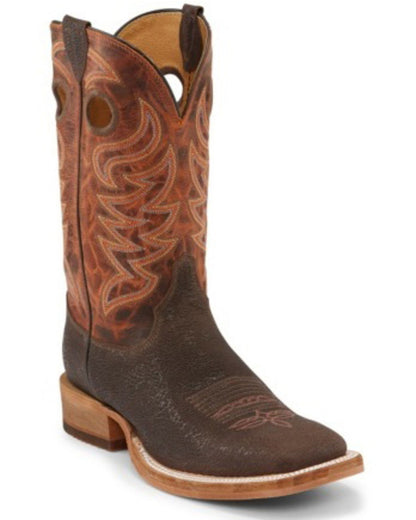 Justin Men's Caddo Brown Stone Western Boots BR777