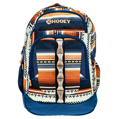 BP074NVTN Ox Hooey Backpack Navy/Tan Serape