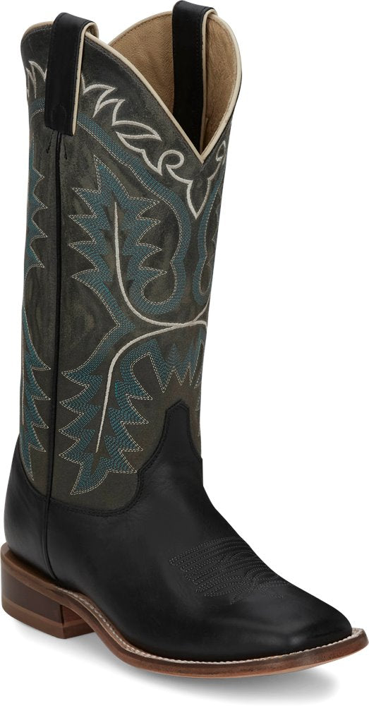 CJ2620 WMS Stella Black Blue Cowhide OLD FORT WESTERN