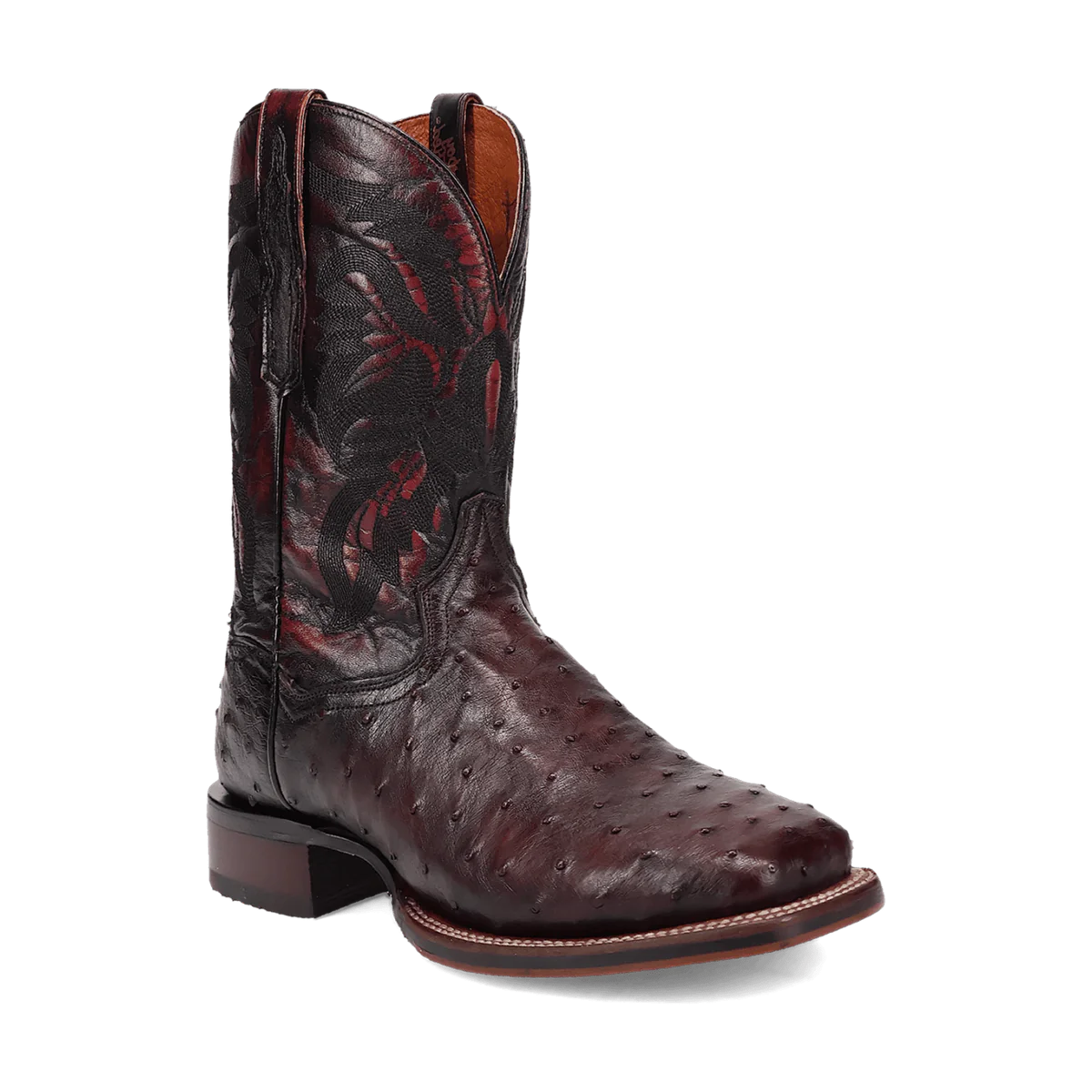 DP5012 Mens Dan Post Alamosa Full Quill Ostrich Boot