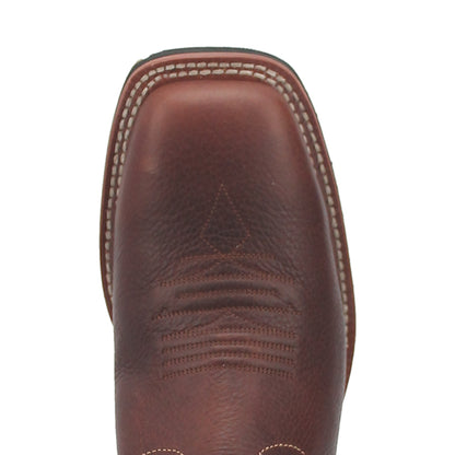 Dan Post Men's Arrowhead Brown Leather Square Toe Boot DP6013