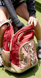 BP074BUTN Ox Hooey Backpack Burg/Tan