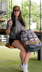BP074TNCH Ox Hooey Backpack Tan/Charcoal Aztec
