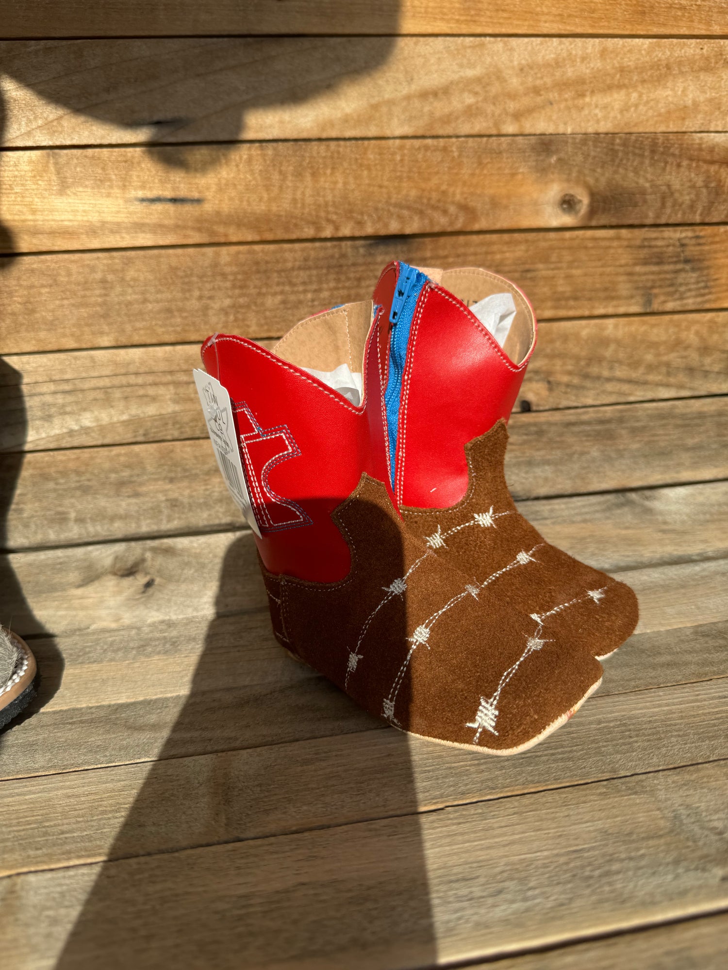 14-016-0101-5050 Tin Haul Infant Boys Bobwire Cowboy Boots