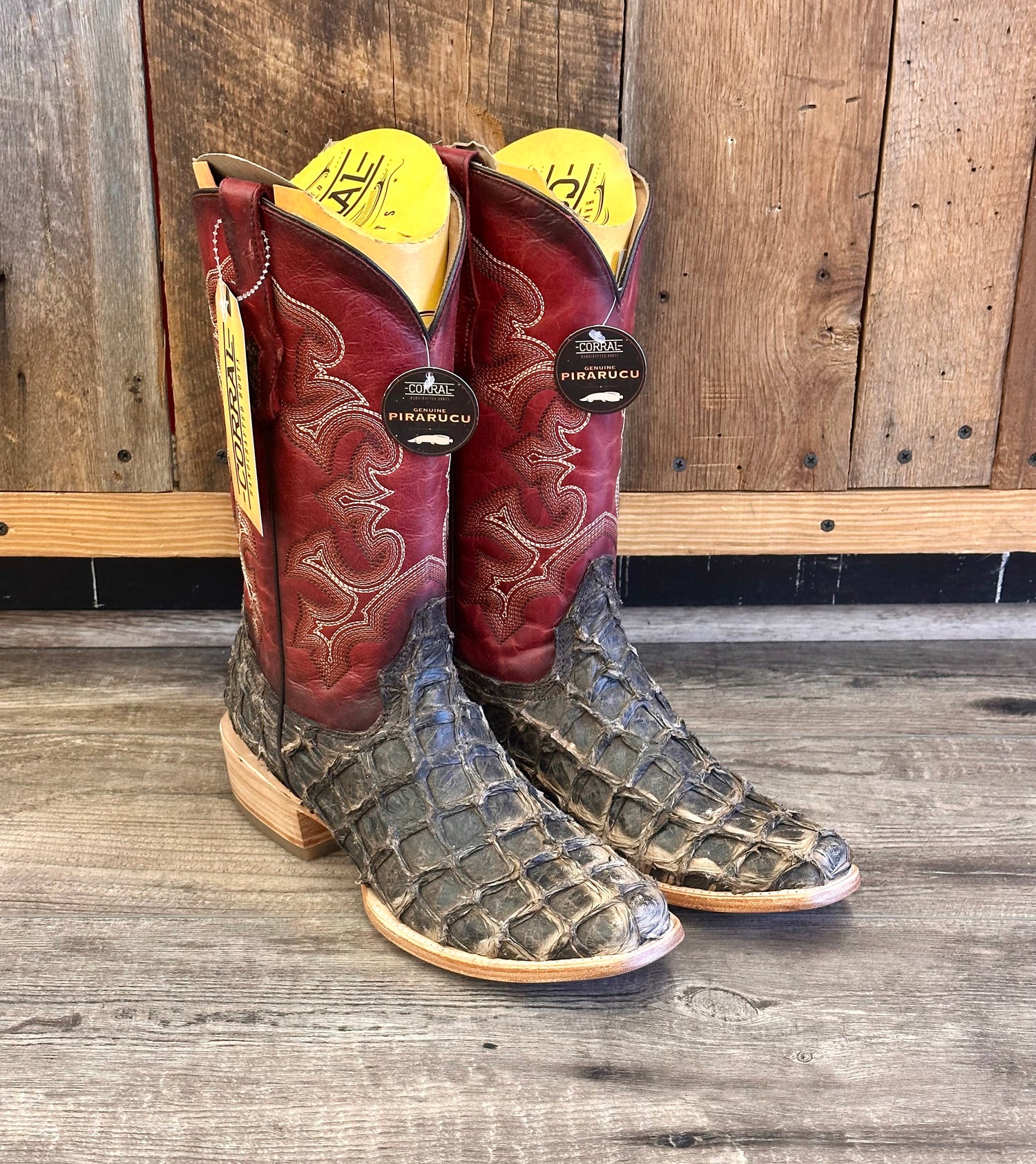 A4536 MNS Brown-Red Pirarucu Fish