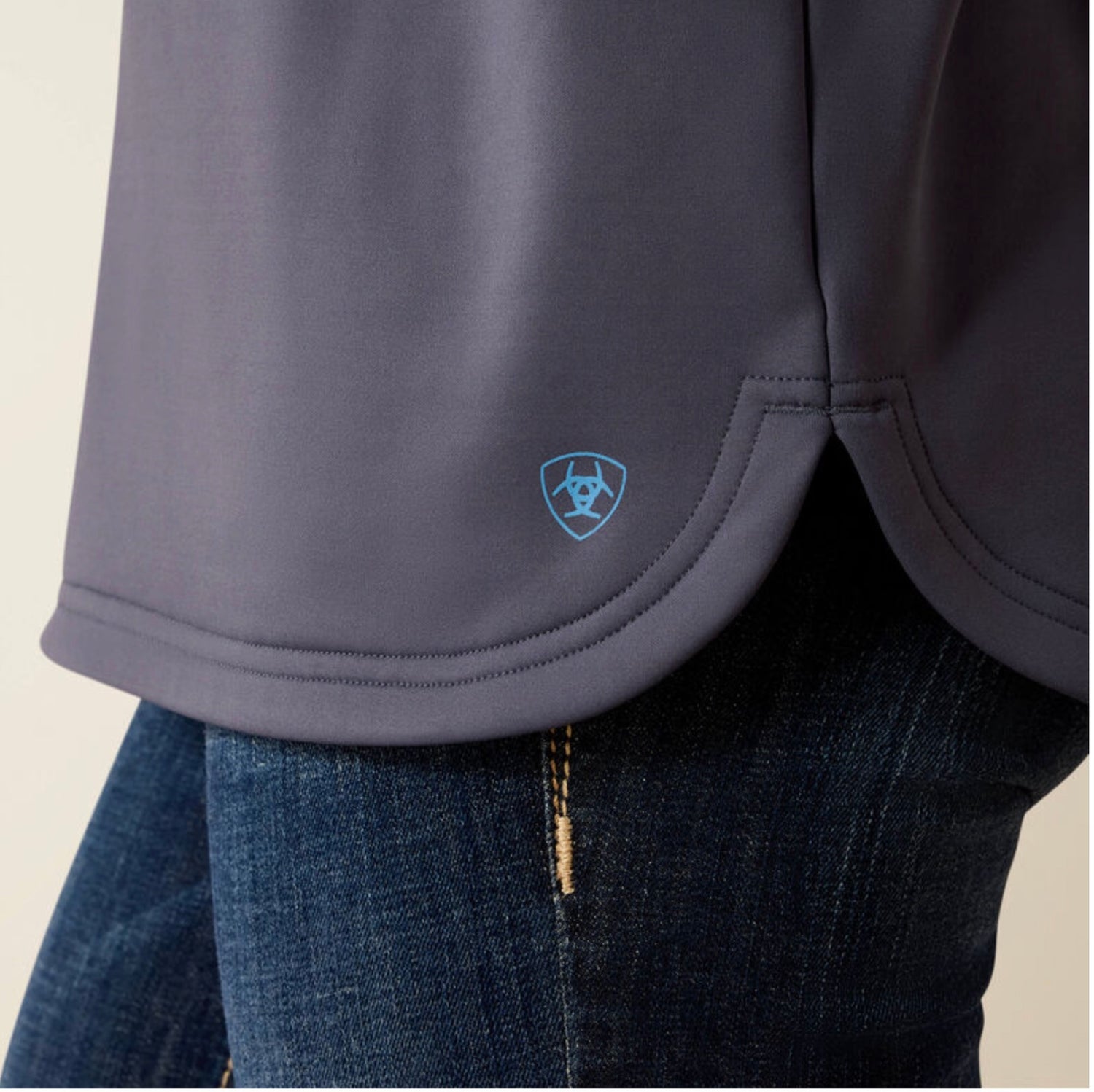 10071261 WMS Breeze 1/2 Zip Blue by Ariat