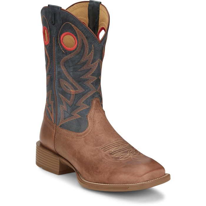 UN7151 Justin Success Mens JFLEX tan boots