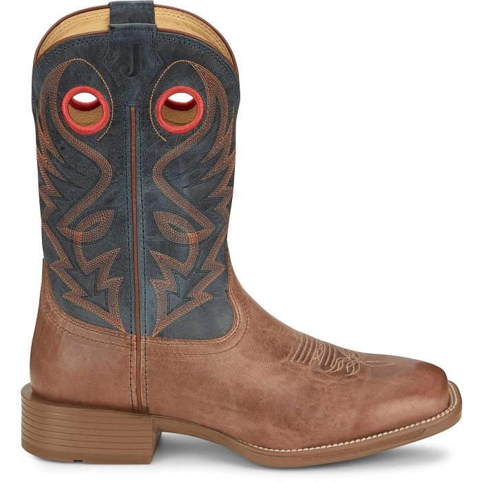 UN7151 Justin Success Mens JFLEX tan boots