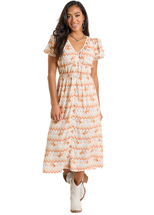 LWD1R06357 Shank Button Down 3/4 Dress