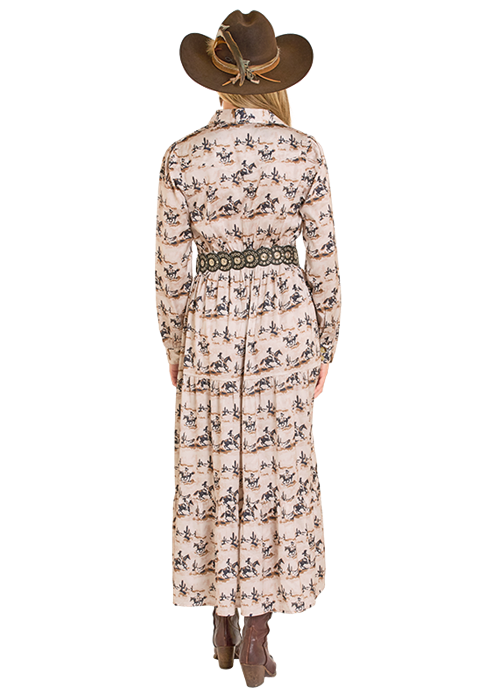 LWD2R07910 WMS LS Maxi Dress