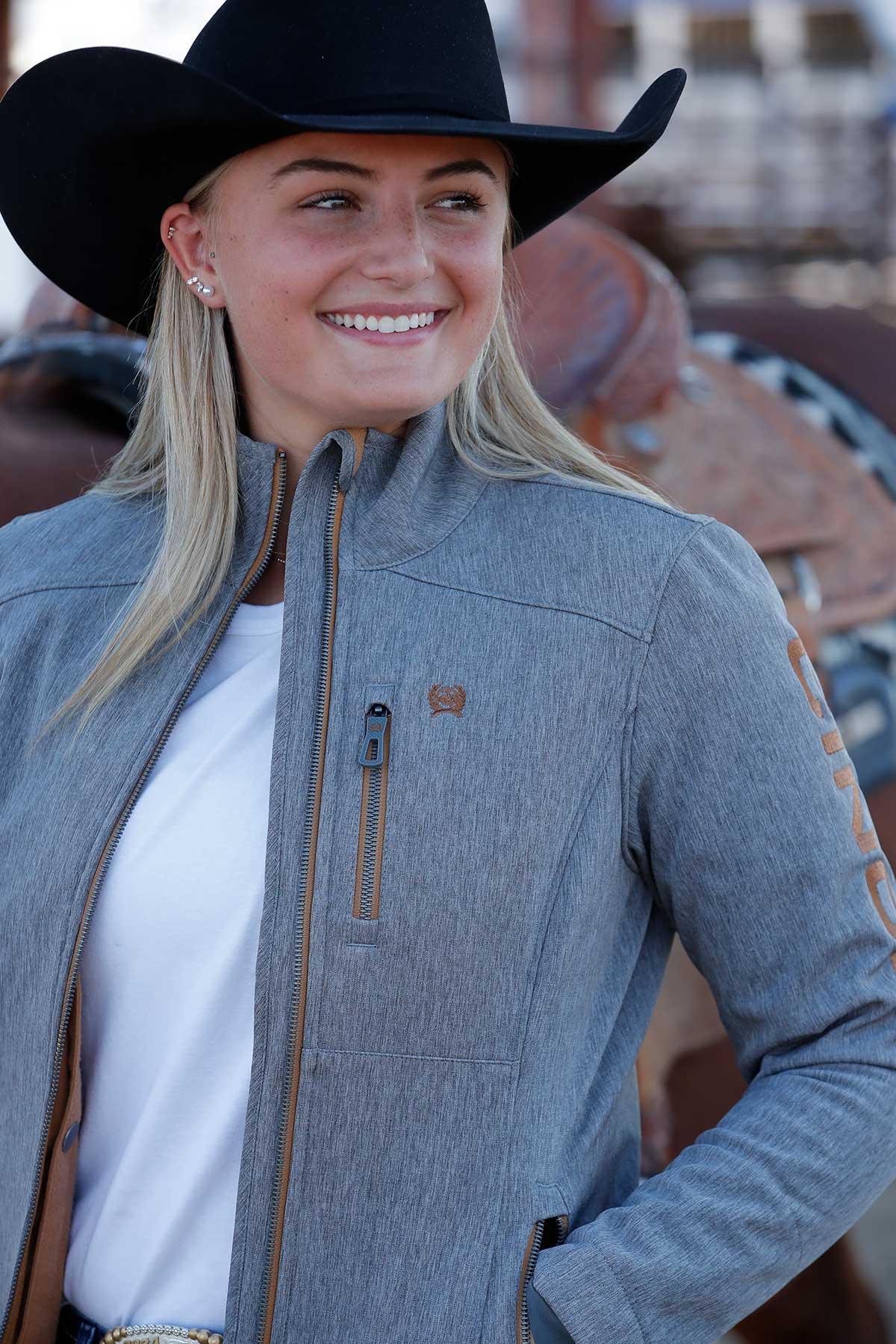 MAJ9856004 WMS Bonded Jacket Grey