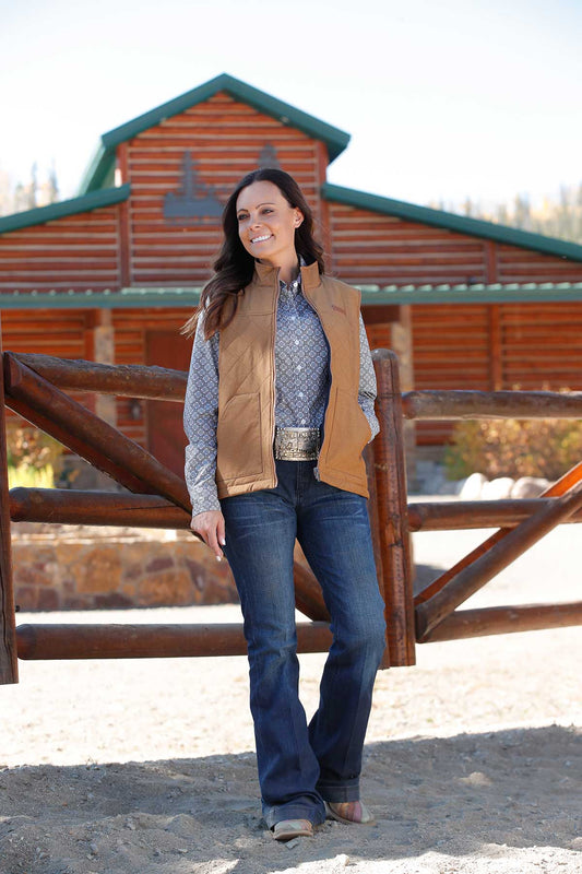 MAV9923001 WMS Reversible Vest Brown/Navy