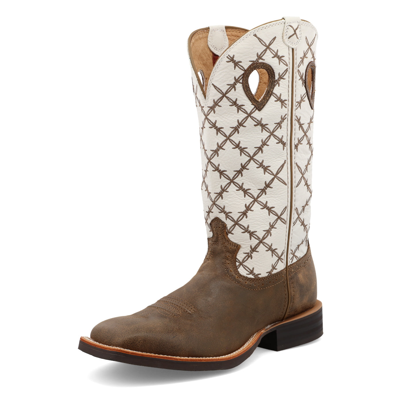 MRS0056 Twisted X 14" Roughstock Bomber/White