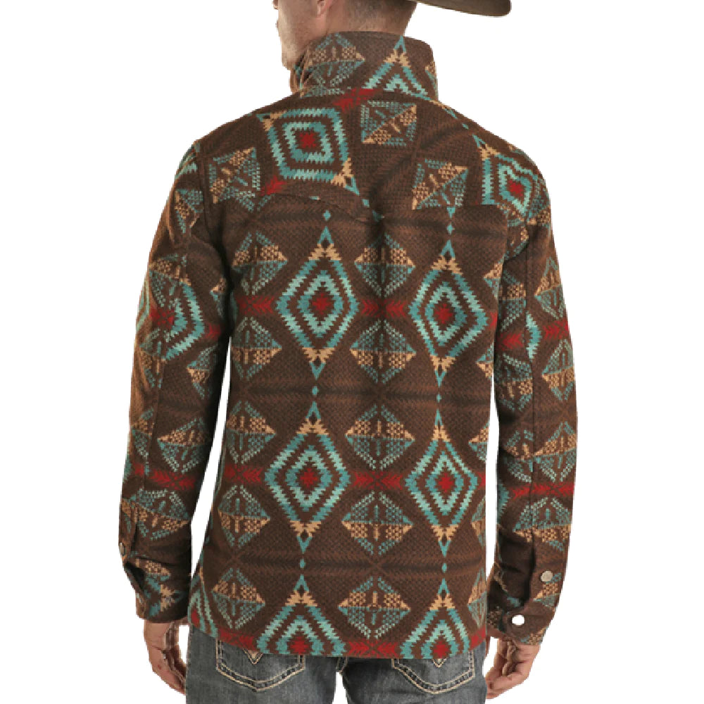 Men's Powder River Aztec Wool Jacket DM92C01473