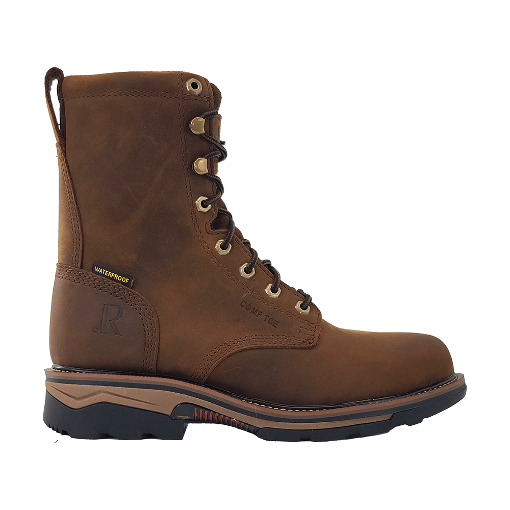 R WATSON Mens Boot Peanut Lace Up Work Boot RW1020W