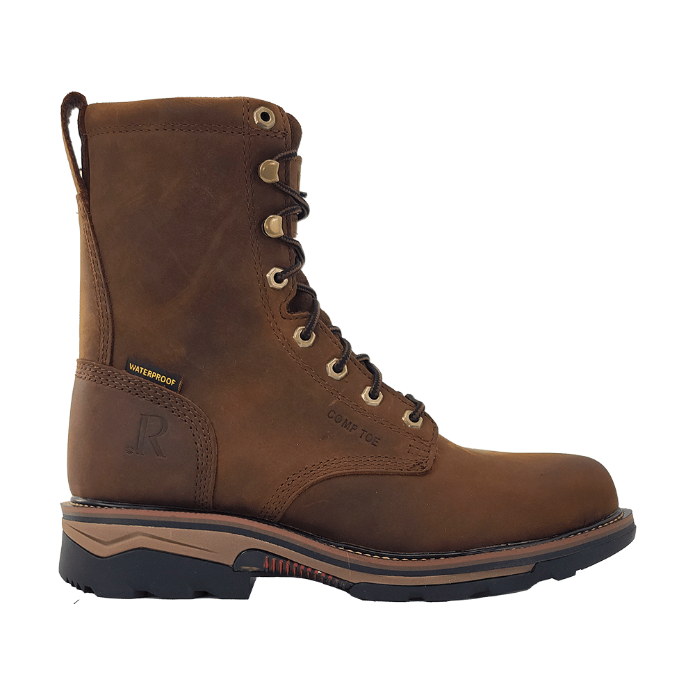 RW1020W R WATSON Mens Boot Peanut Lace Up Work Boot