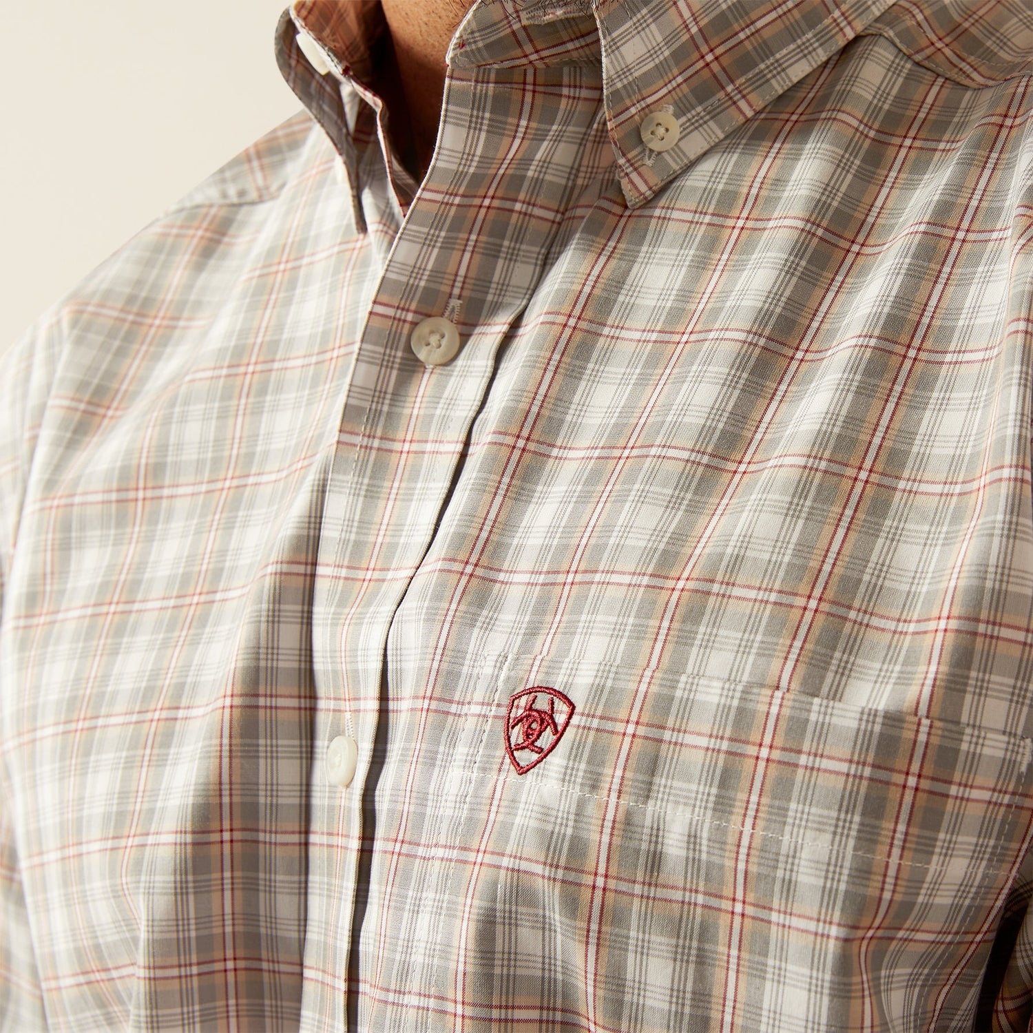 10054650 MNS Pro Series Grey Classic Fit Shirt